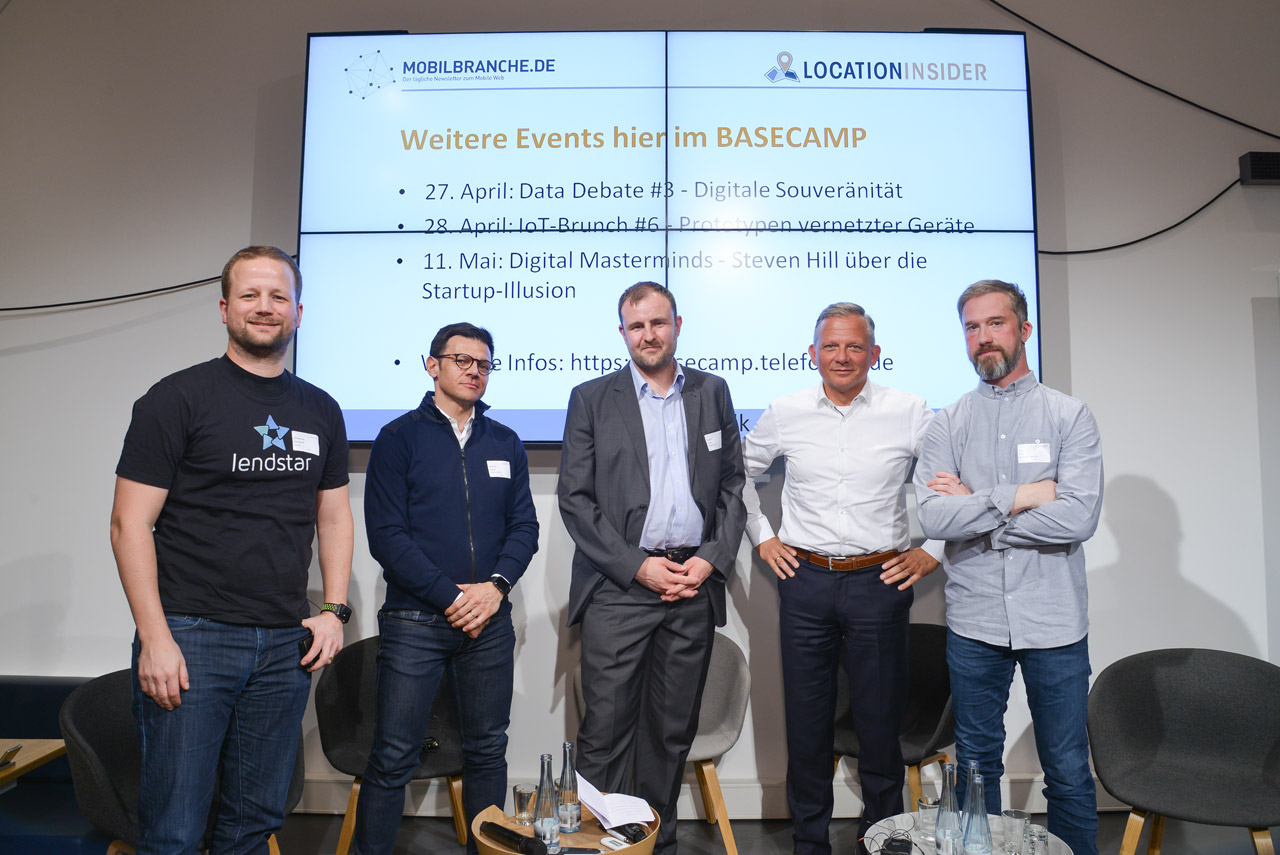 Christopher Kampshoff, Fernando Burgos, Florian Treiß, Matthias Kröner und Maik Klotz