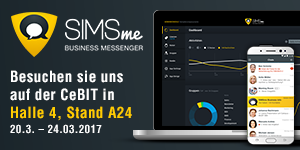 SIMSme auf der Cebit