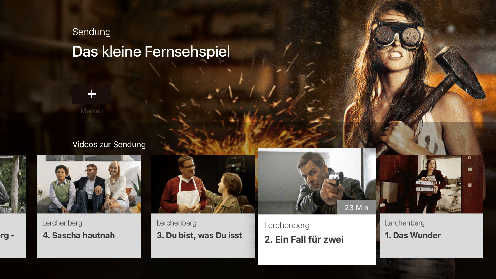 ZDF Mediathek auf Apple TV